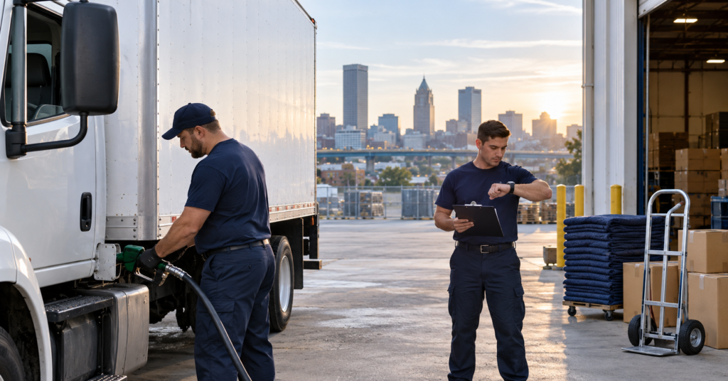 Milwaukee Mover Travel Fees: Shop Time and Fuel Charges