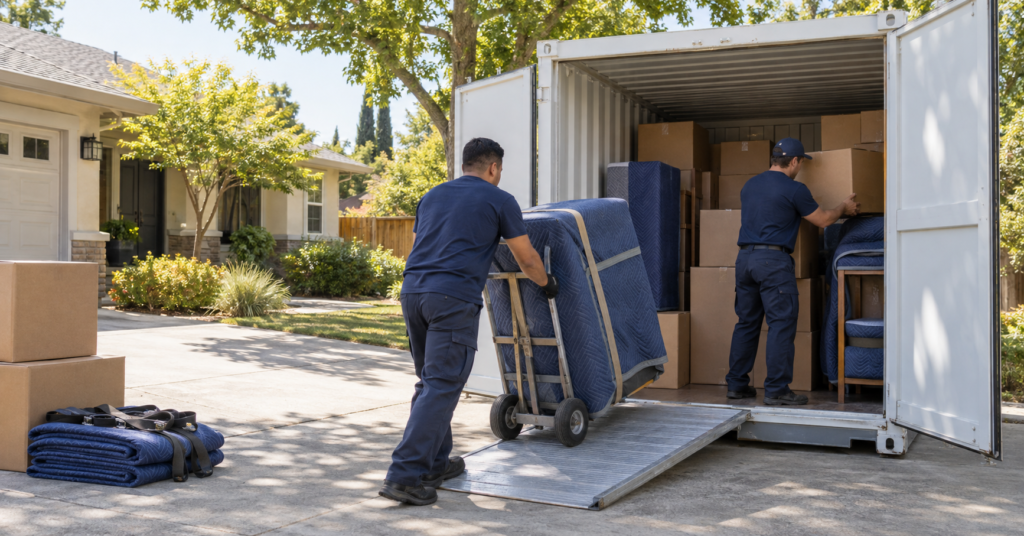 Sacramento Labor-Only Moving Cost for Containers and Trucks