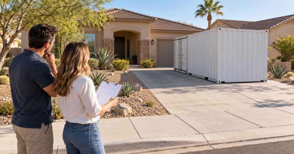 Phoenix Moving Containers: Critical HOA Placement Checks